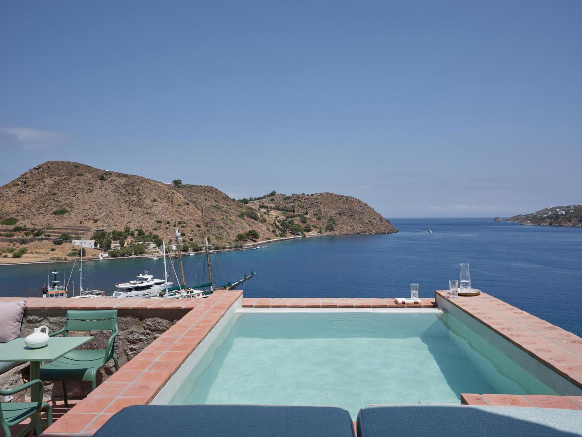 Patmos Eye Boutique Hotel & Villas Skala Exterior foto